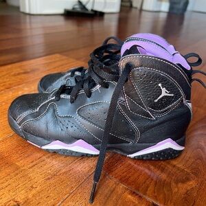 Jordan 7 Retro black purple
